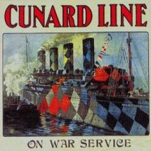 Plakat fra Cunard Line.